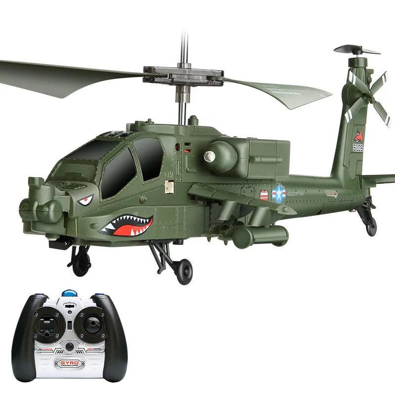Giocattolo elicottero drone Apache controllato a distanza anti-cadutaEX-STOCK Canada