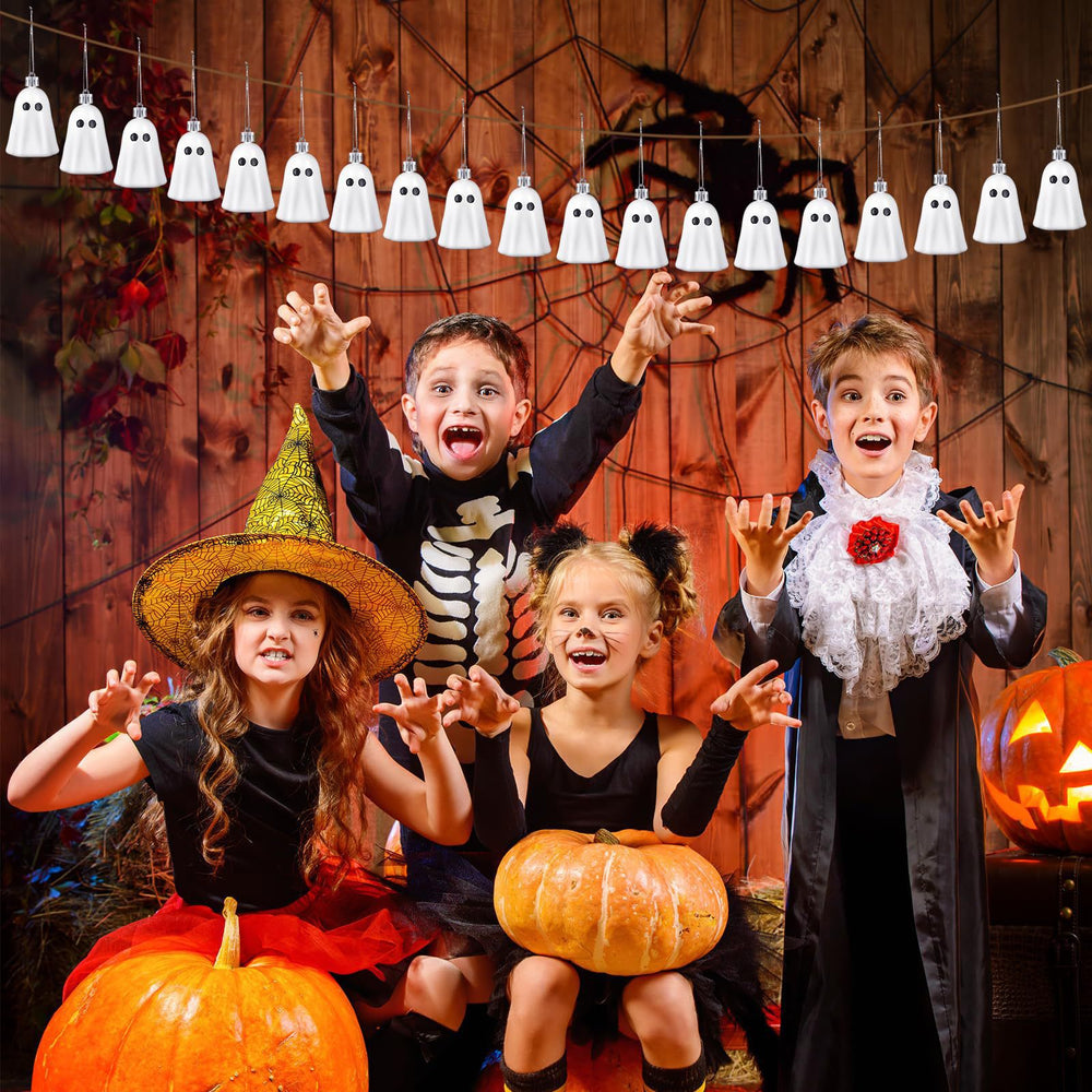 Halloween hanging ghost decorations in multi-pack options – product view 4