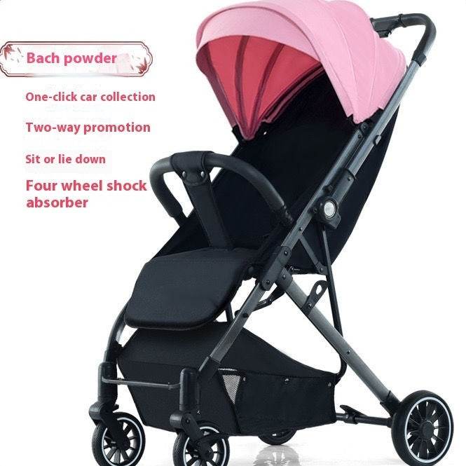 Pull Rod Type Summer Ultra-light Stroller Four Minus EX-STOCK Canada