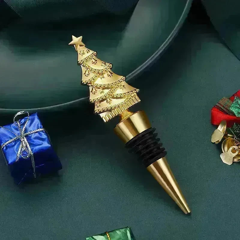 Creative Christmas Tree Wine Stopper Sealed Wine Bottle Stopper - EX-STOCK CANADA