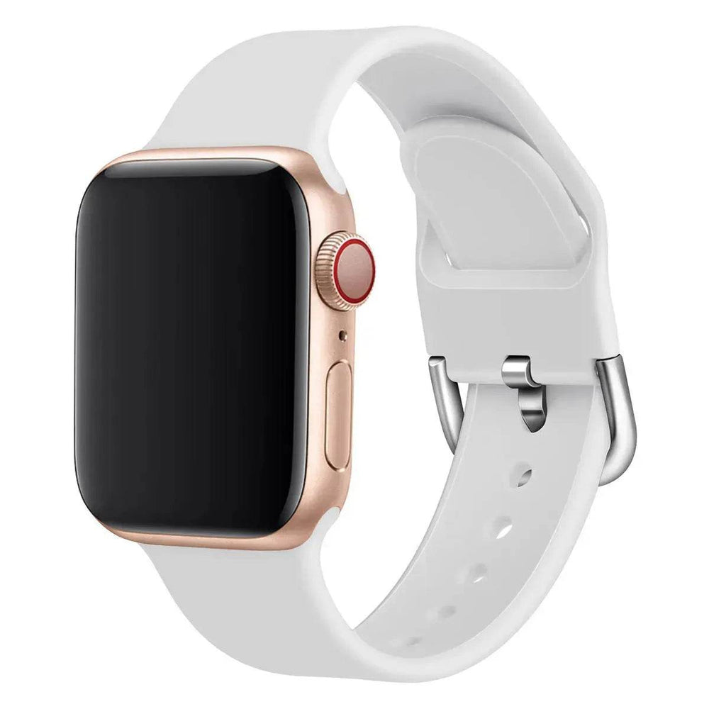 Watch strap solid color silicone watch buckle strap - EX-STOCK Canada