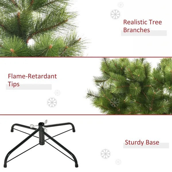 7 FT Christmas Tree Artificial Pine Tree Christmas Decoration 505 Branches Green EX-STOCK Canada