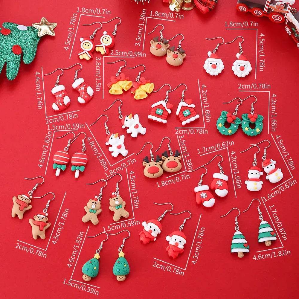 Creative Cartoon Christmas Earrings Fashion - EX-STOCK Canada