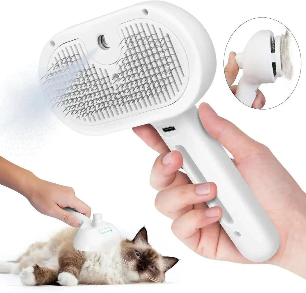 Spray pour animaux, peigne à cheveux, brosse de nettoyage pour poils d'animaux, toilettage des chats, accessoires pour chiens, outils de démêlage, peigne humidificateur à eau, fournitures pour animauxEX-STOCK Canada