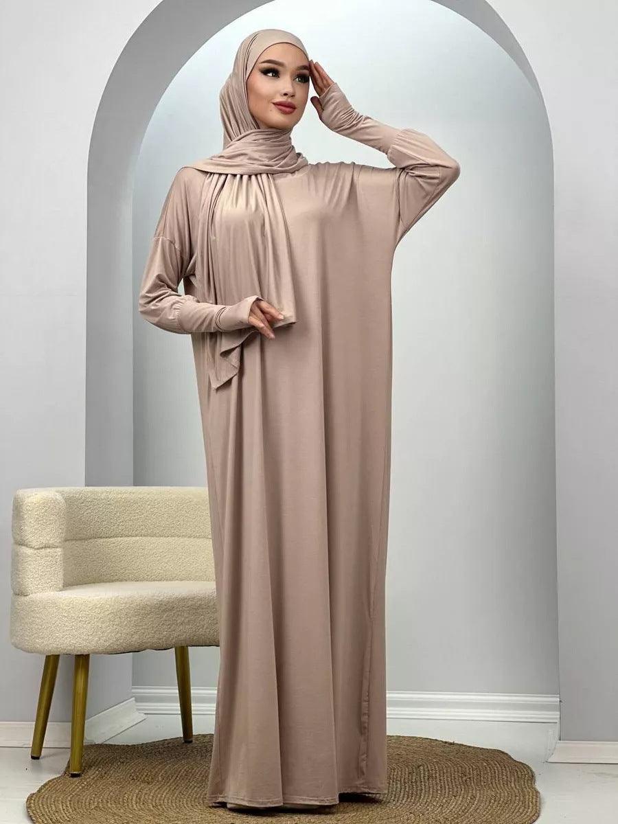 Damen Muslimische Robe PolyesterfaserEX-STOCK Canada