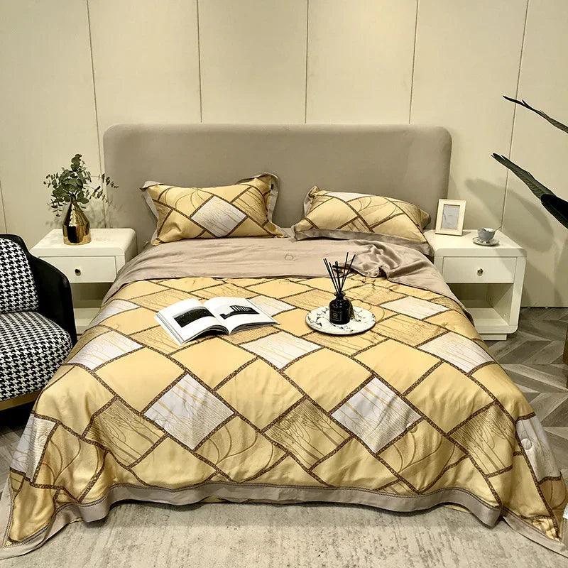 High-end Tencel Summer Cooling Duvet Four-piece Set EX-STOCK Canada