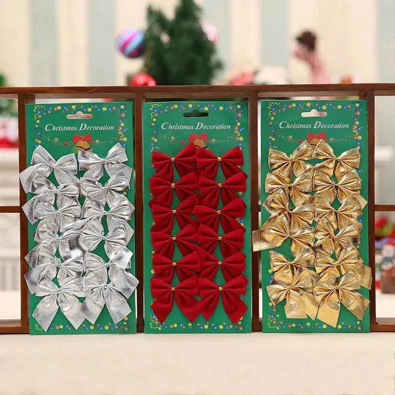 Christmas Tree Ornaments Christmas Decoration Bow - EX-STOCK Canada