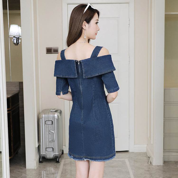 New Fashion Casual denim Jeans Mini dress - EX-STOCK Canada