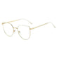 Women's Plate Anti-Blue Light Glasses Fashion Metal Large Frame - EX-STOCK Canada