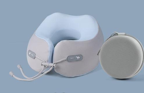 Cuscino da viaggio per il collo a forma di U in memory foam con spazio di archiviazione - EX-STOCK Canada