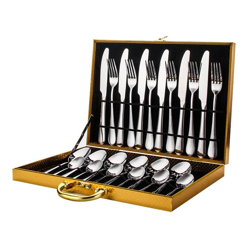 High-end tableware 24 piece set Cool Matching flatware - EX-STOCK Canada