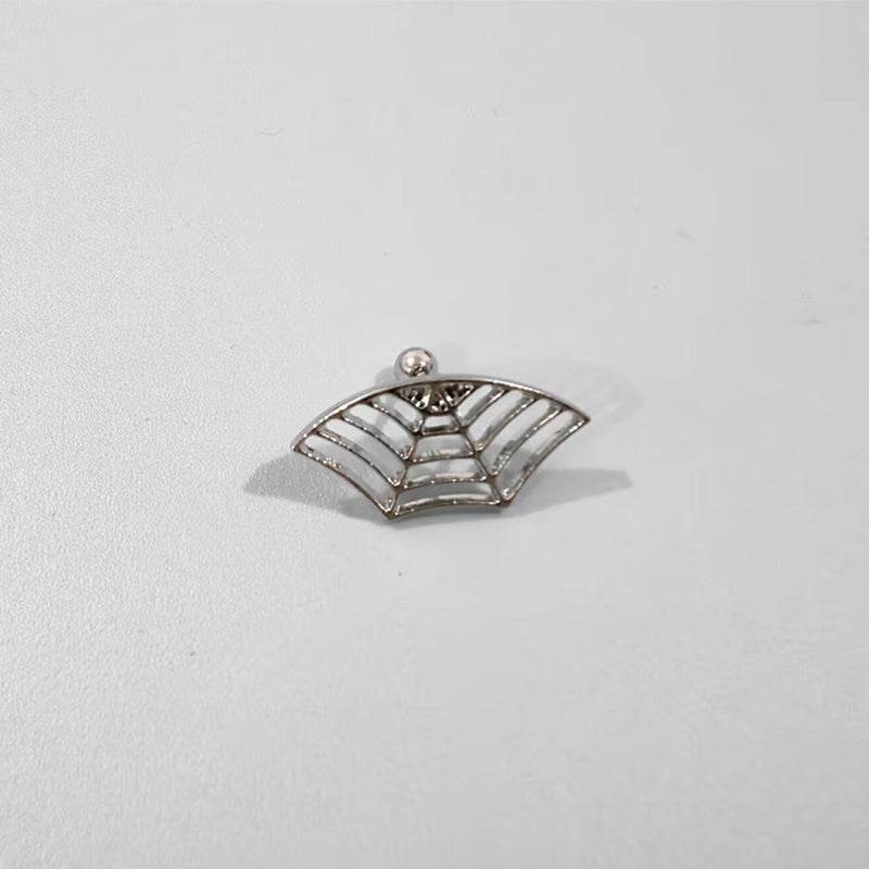 Spider Web Stud Earrings Personality Halloween Horror - EX-STOCK Canada