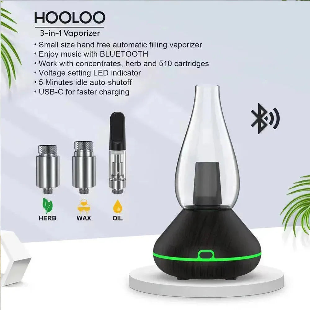 Bluetooth Speaker 3-in-1 Water Glass Hookah Dry Burning - EX-STOCK CANADA