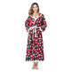 Christmas Sleepwear Women Fleece Hooded Bathrobe Plush Long Robe Winter - EX-STOCK Canada