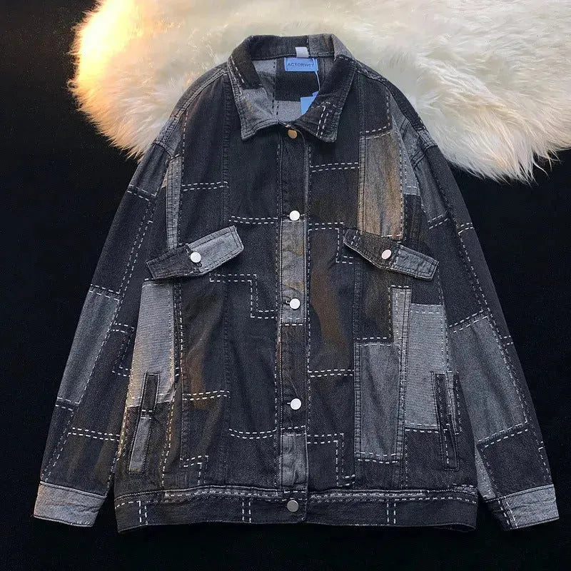 Black Denim Cardigan Jacket New Men And Women - EX-STOCK CANADA