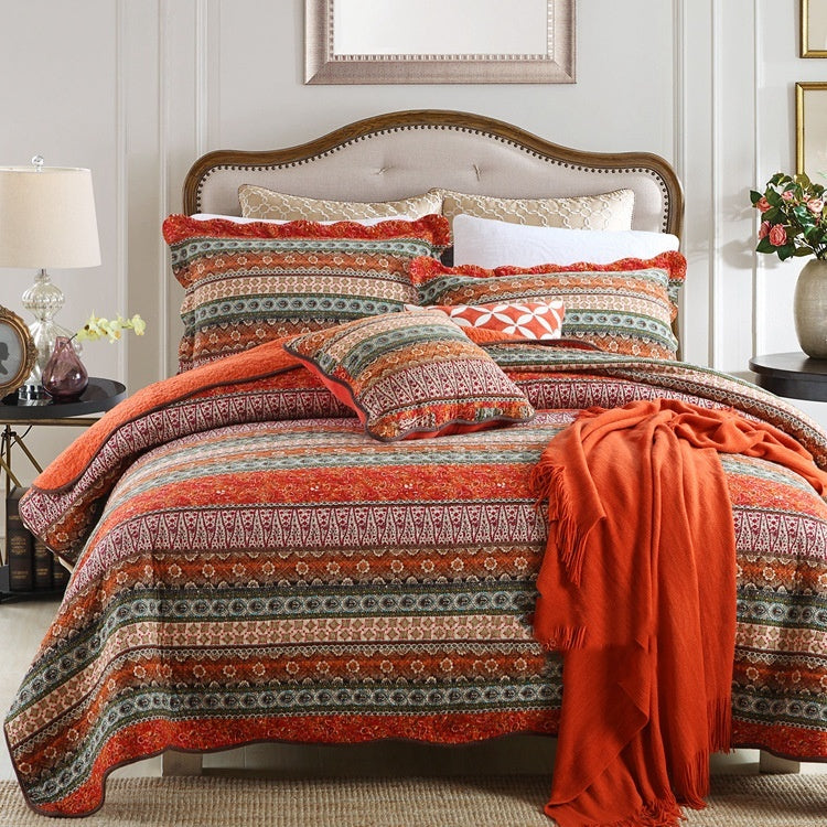 Bedspread Pure Cotton Summer Cooling Duvet Airable Cover Bed Three-piece Set EX-STOCK Canada