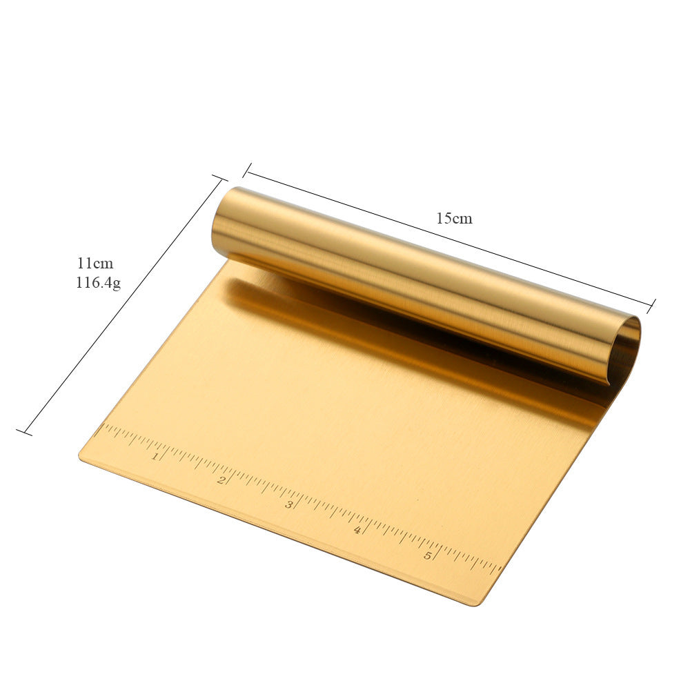 Stainless Steel Scraping Panel With Scale Baking Tool Dough Cutting Board Scraping Powder Board Tagliolini Cutter EX-STOCK Canada