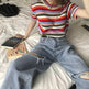 Oversized High Waist Ripped Jeans pant for Women - EX-STOCK Canada