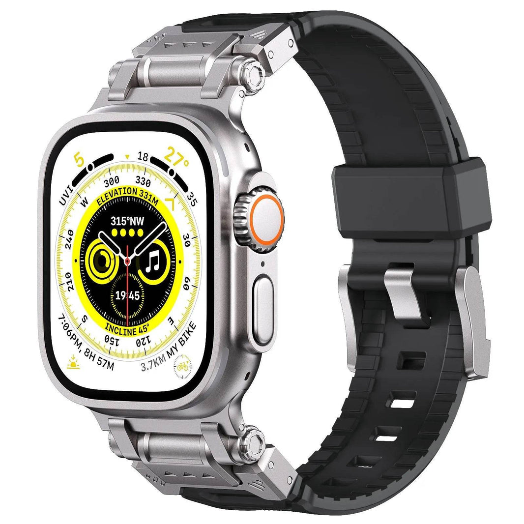 High End Metal And Silicone Watch Strap - EX-STOCK Canada