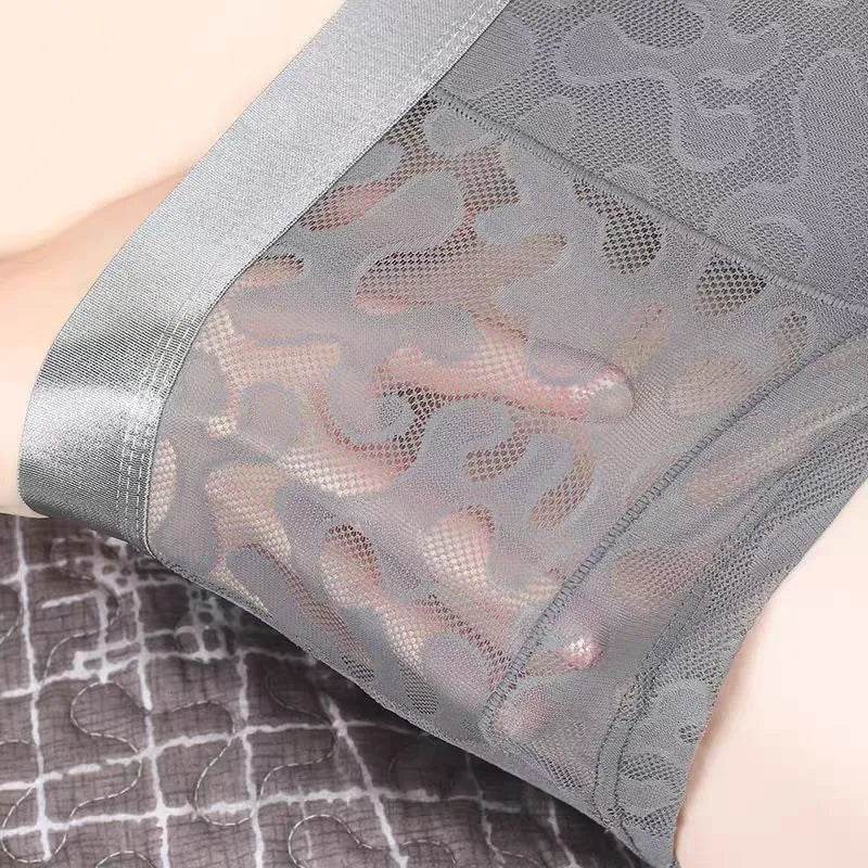 Ice Silk Men's Breathable Quick-drying boxer briefs Spandex underwear - EX-STOCK Canada