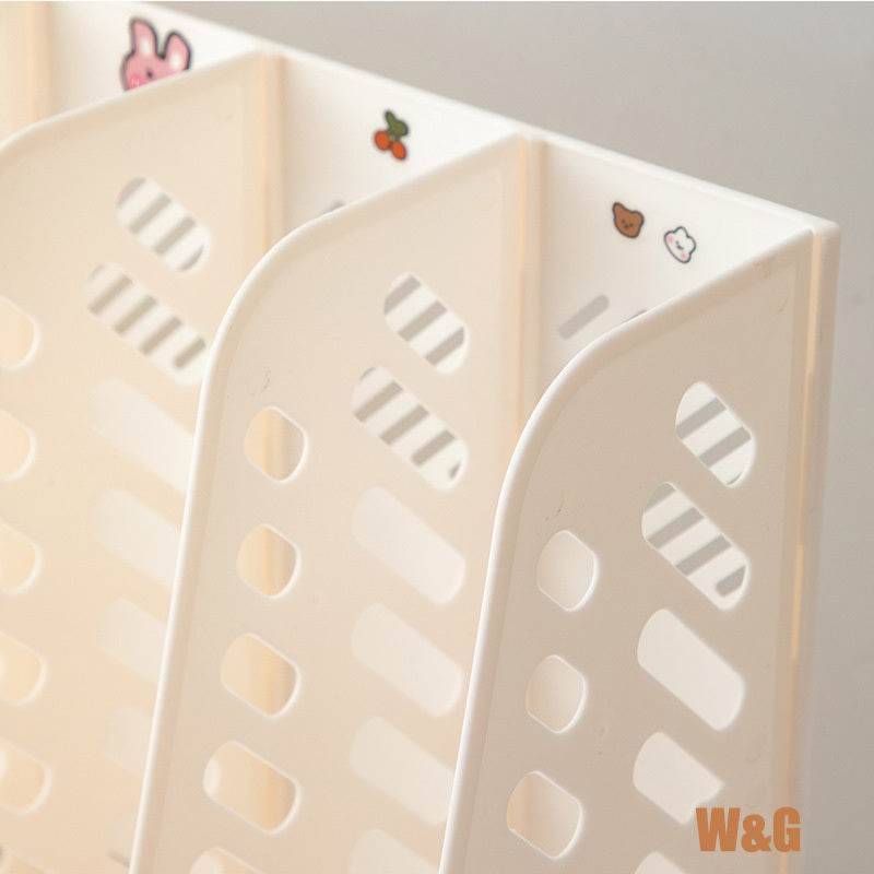 Plastic Desk Organizer File Tray Book Stand Office Rack - EX-STOCK Canada