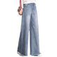 Raw Hem Wide Legs Baggy Jeans Pant For Women Baggy Straight Trousers - EX-STOCK Canada
