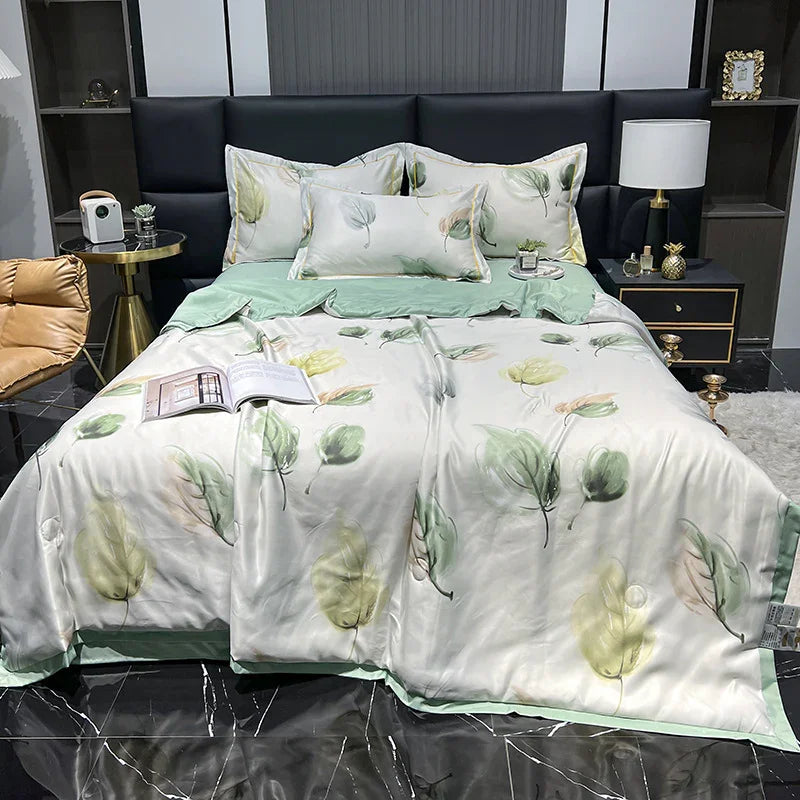 Tencel Summer Duvet Four-piece Washed Silk EX-STOCK Canada