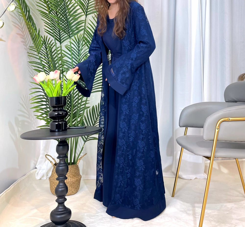 Moda Musulmana Vestido Tradicional Femenino Bata de Encaje - EX-STOCK Canada