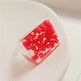 New Transparent Resin Ring Fruit Square Ring Acrylic Ring - EX-STOCK Canada