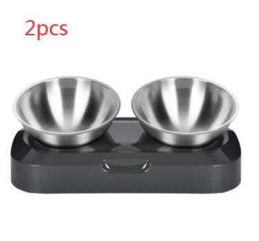 Pet Stainless Steel Bowl Pet Double Night EX-STOCK Canada