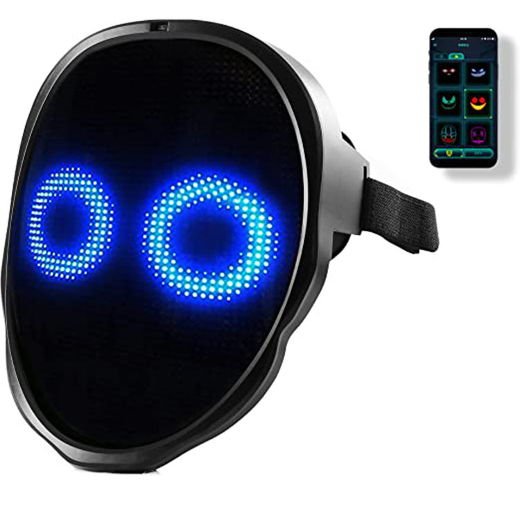 Maschere per il viso di Halloween Maschera luminosa a LED a colori completi Maschera che cambia volto Accessori per feste e barEX-STOCK Canada