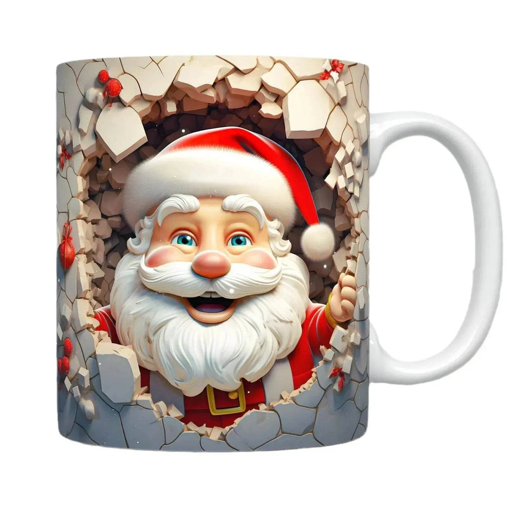 Creative 3D Christmas Ceramics Mug Christmas gift - EX-STOCK Canada