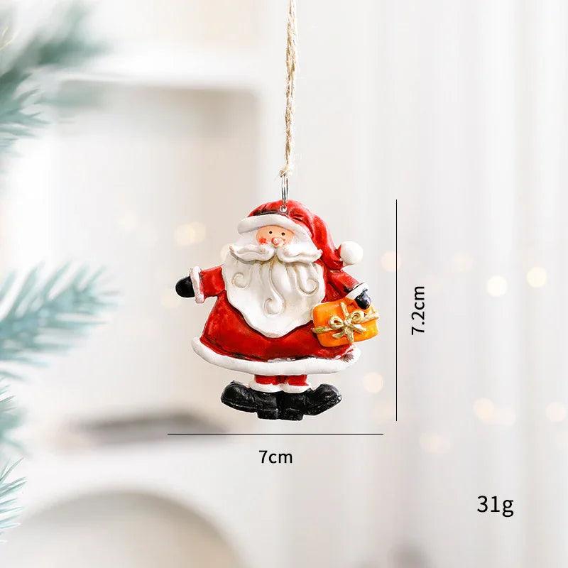 Décorations de Noël Vieux Bonhomme de Neige Bonhomme en Pain d'Épice Petit PendentifEX-STOCK Canada
