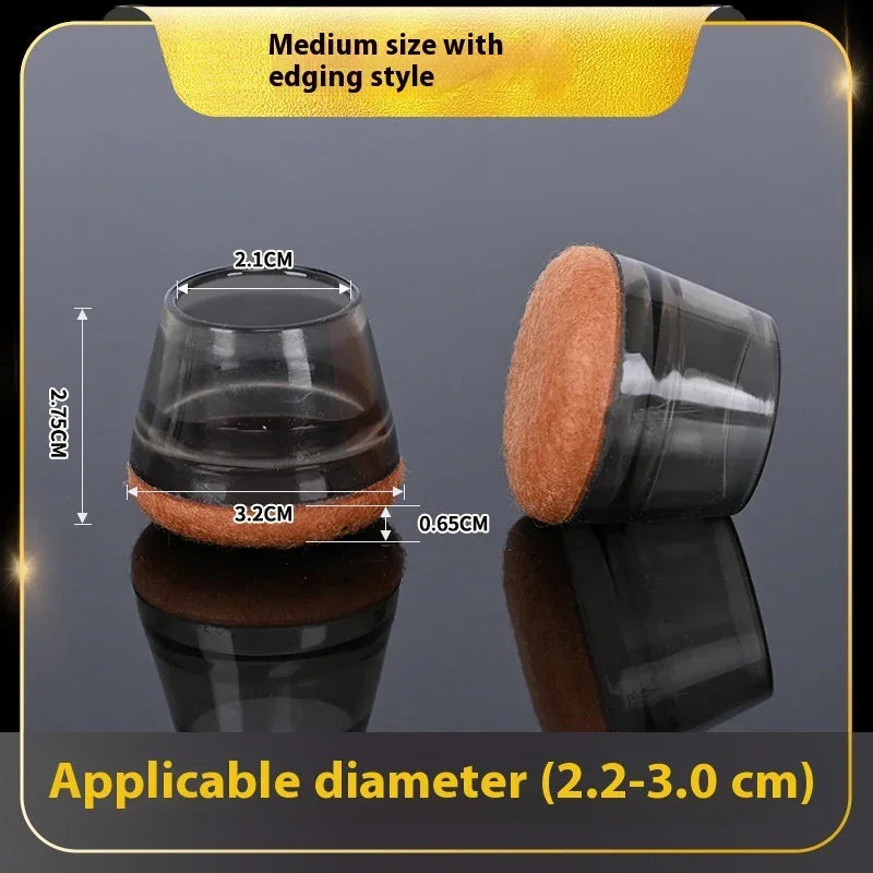 Quiet And Wear-resistant Non-slip Stool Booties Rubber Protective Sleeve EX-STOCK Canada