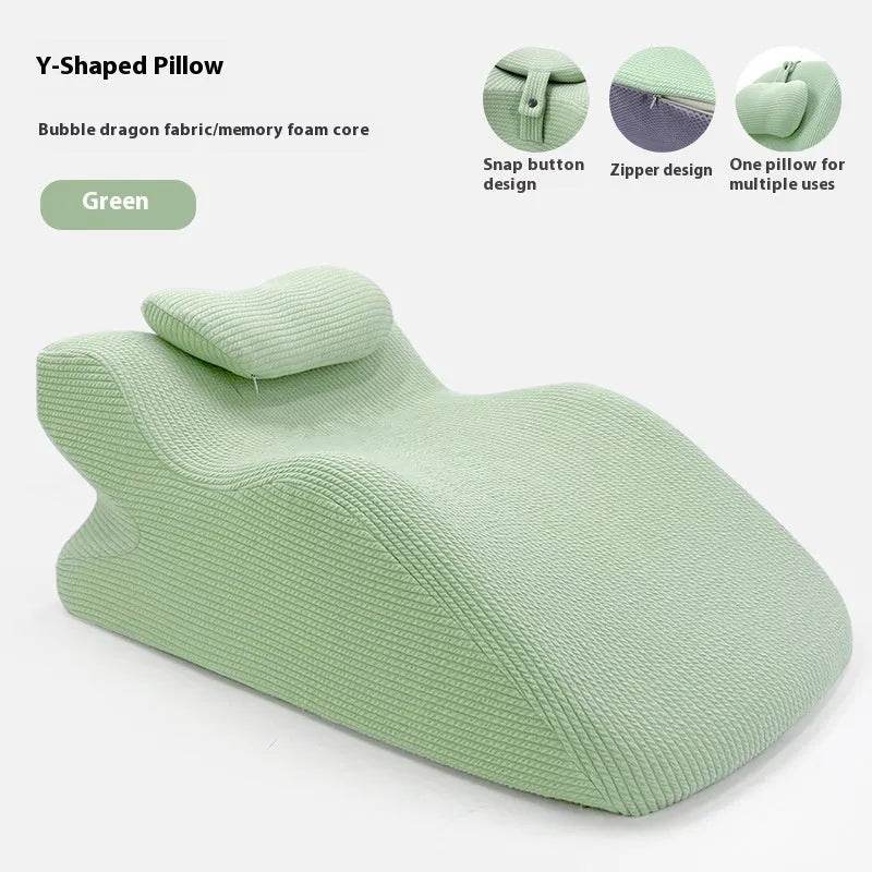 Sleeping Y-shaped Pillow Bed Watch Mobile Phone Memory Foam Pillow Neck Protector - EX-STOCK Canada