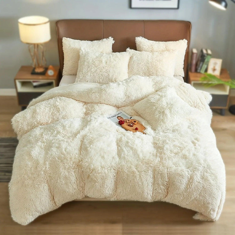 4PCs Plush Duvet Cover Set Luxury Ultra Soft Velvet Duvet EX-STOCK Canada