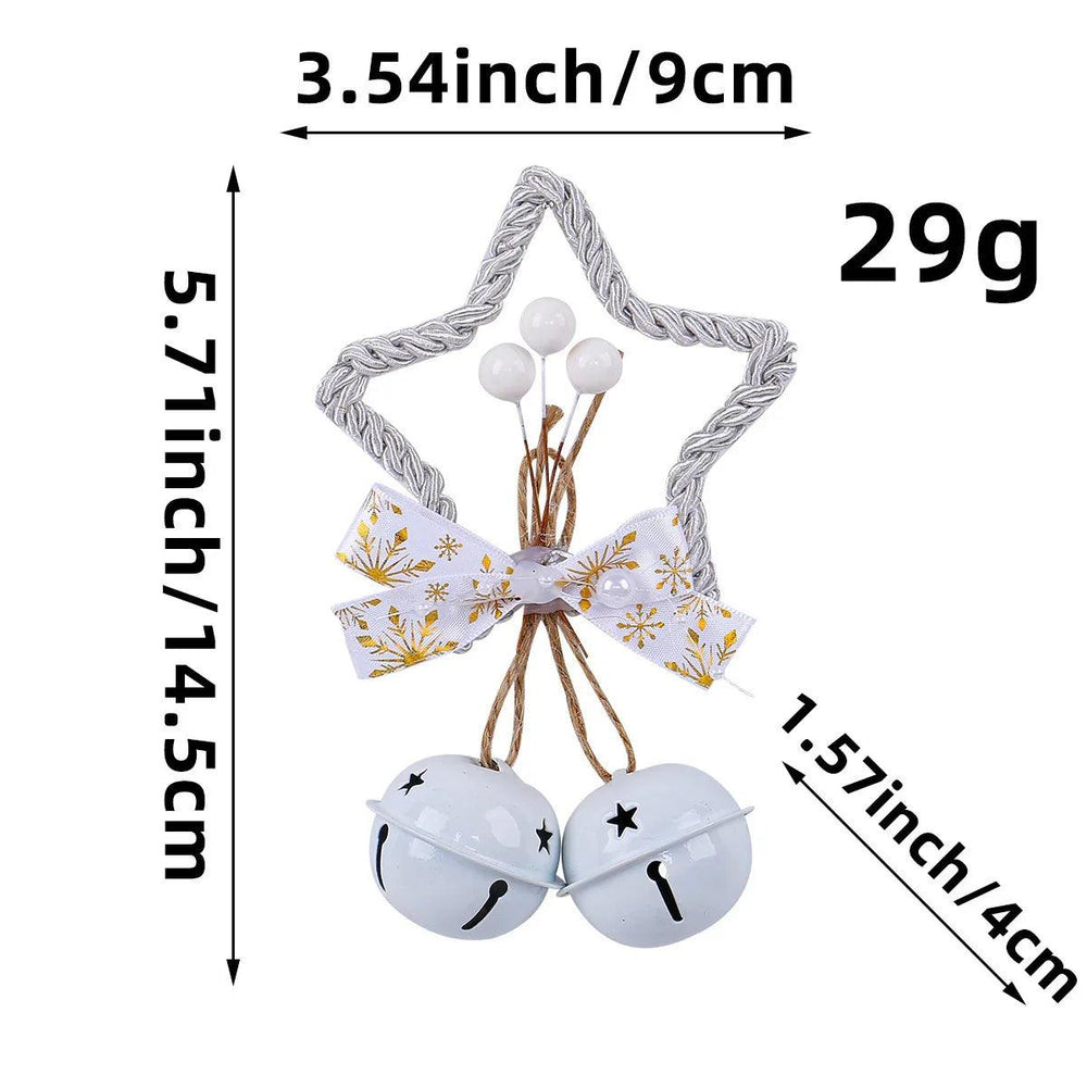Ciondolo Accessori Campanella Stella di Natale a Cinque PunteEX-STOCK Canada