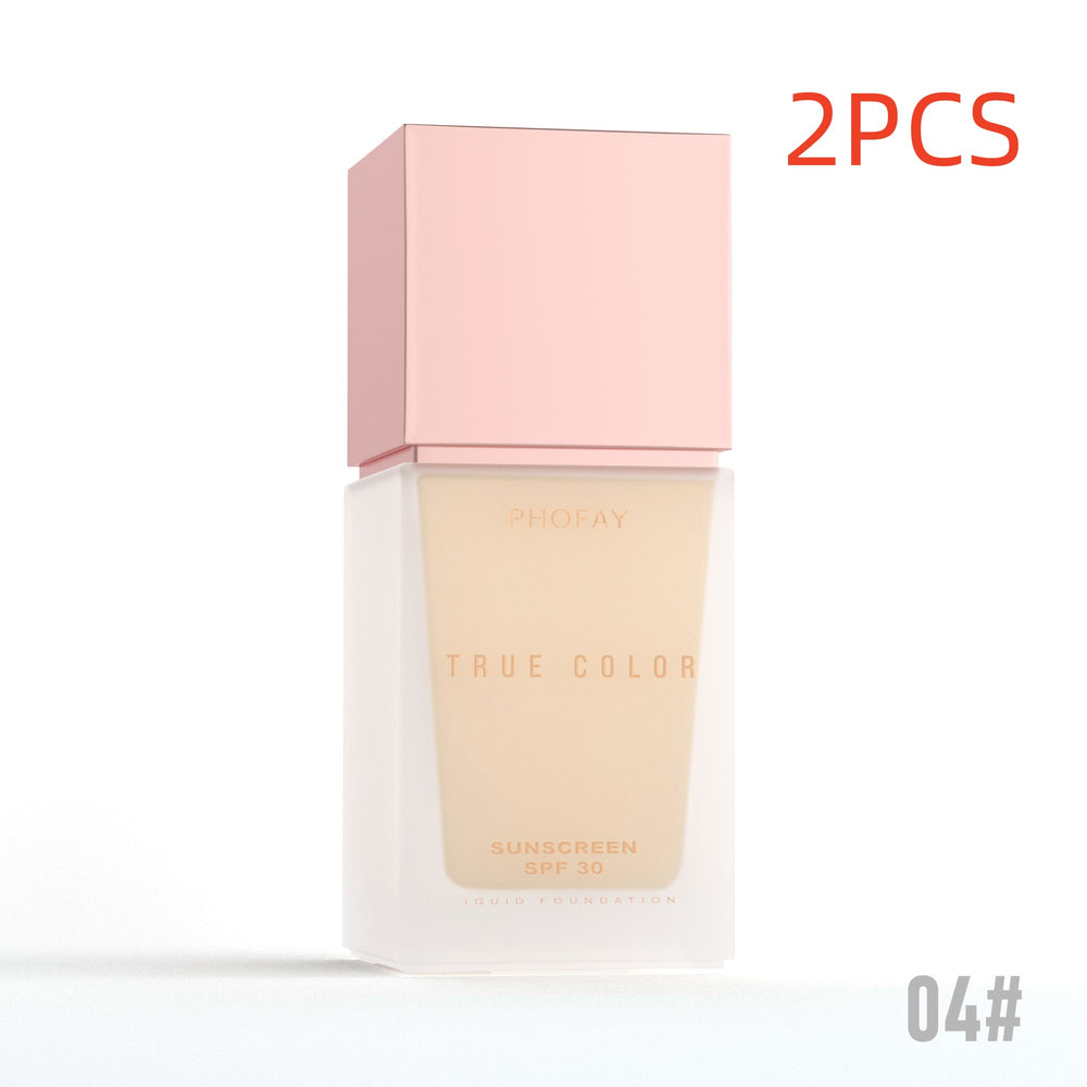 True Color Matte Liquid Foundation with SPF 30 Sunscreen