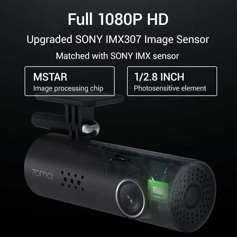 Dashcam HD Night Vision Large Wide Angle Driving Recorder full 1080 HD Image sensor - EX-STOCK Canada