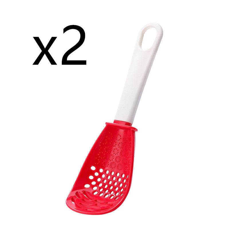 Multifunctional Slotted Spoon Grinding Cooking Spoon Mashed Auxiliary Food Ginger Garlic Spoon Press Potatoe Stir-frying Spatula Kitchen Gadget - EX-STOCK Canada