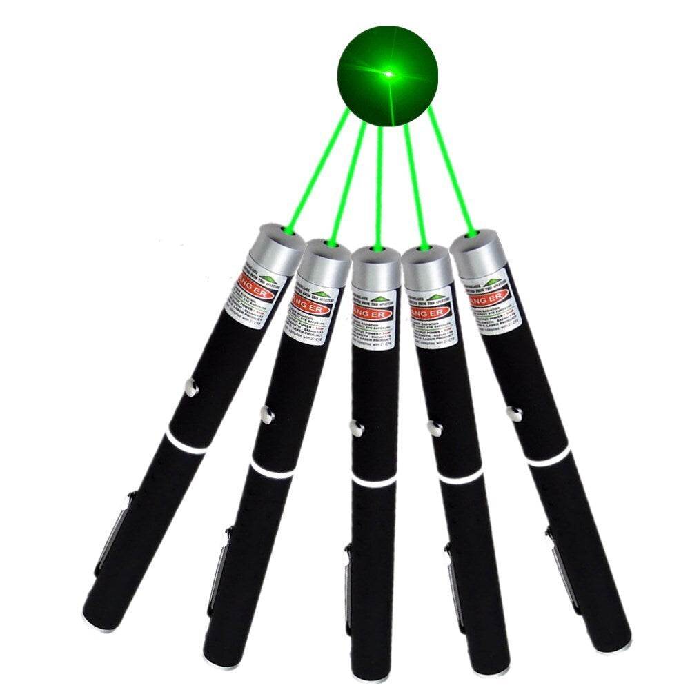 Pet Toy Green Laser Pointer Pen Light Single Beam High Power Lazer Flashlight 900Miles 1mW 532nm Torch - EX-STOCK Canada