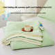 Pure Color Cool Silk Summer Blanket Airable Cover Single Double Summer Ice Cream Ice Silk Summer Quilt Machine Washable Thin Duvet EX-STOCK Canada