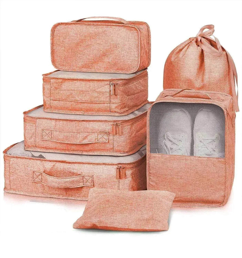 7pc Packing Cubes Luggage Storage Organiser Travel Bags - EX-STOCK Canada
