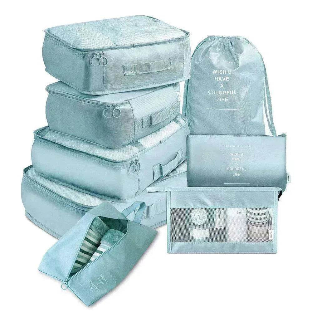 8 piece Set Luggage Divider Travel Storage Clothes Packing Cube Bag - EX-STOCK Canada
