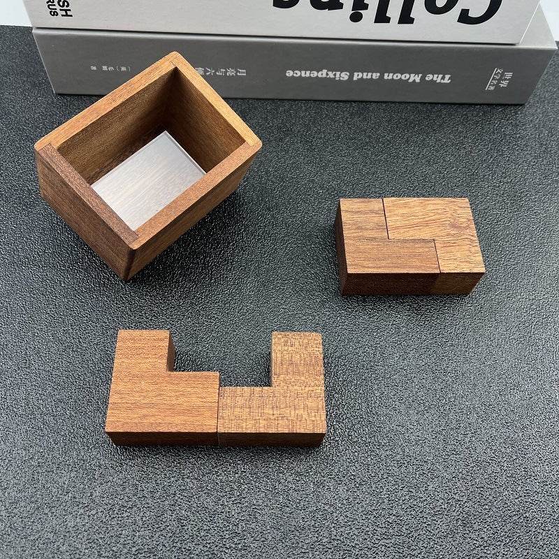 Einstein Lock Wooden Puzzle International Braised Brain Decompression - EX-STOCK Canada
