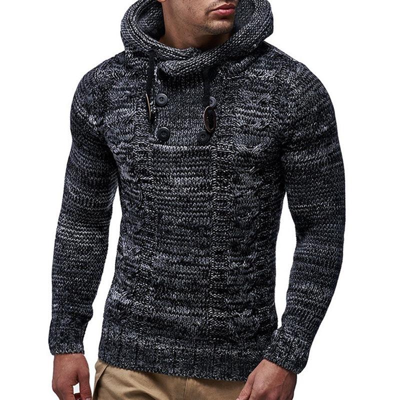 Turtleneck hooded sweater EX-STOCK Canada