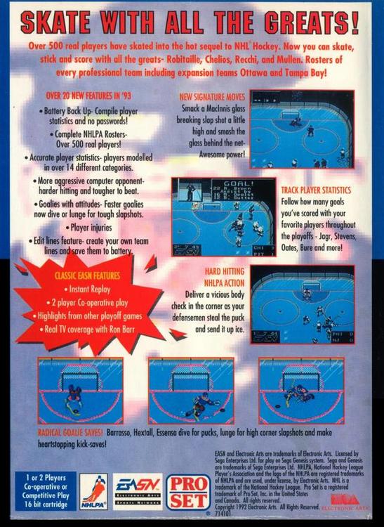 NHLPA Hockey 93