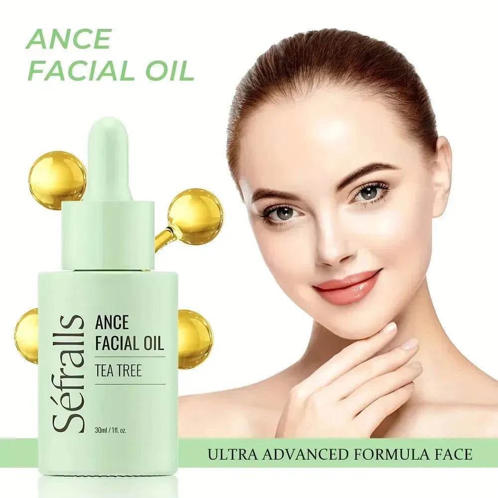 Sefralls Tea Tree Facial Acne Oil Desalinates Acne Marks Hydrating Cleaning Skin Facial Oil 30ml - EX-STOCK Canada