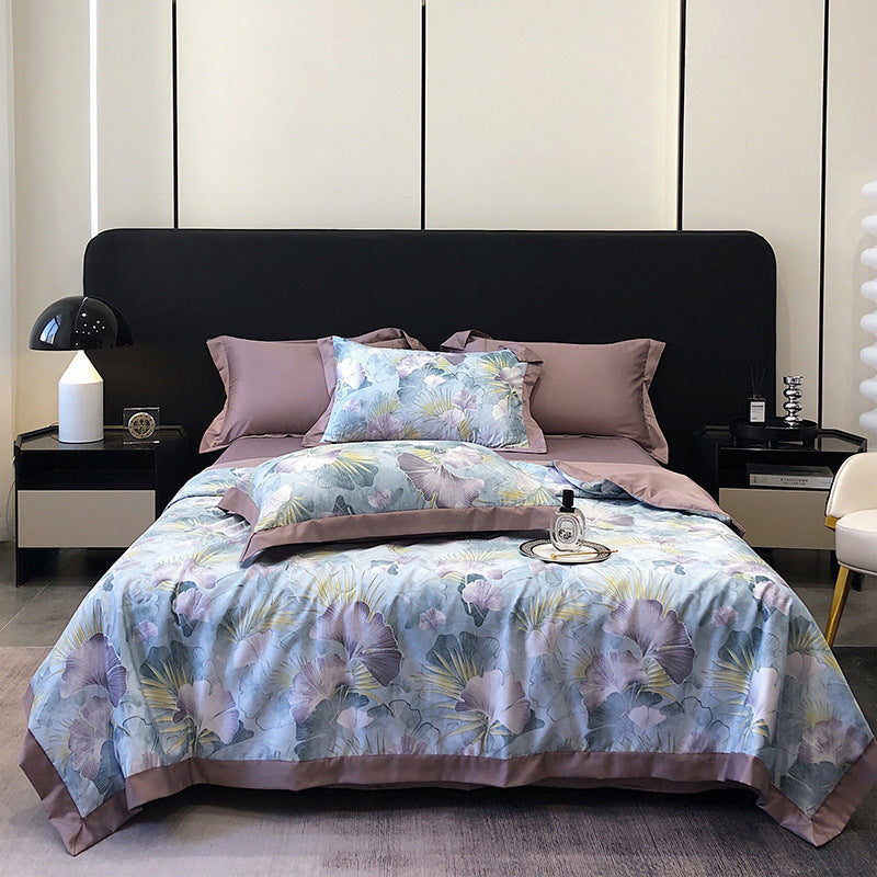 Tencel Summer Duvet Four-piece Washed Silk EX-STOCK Canada