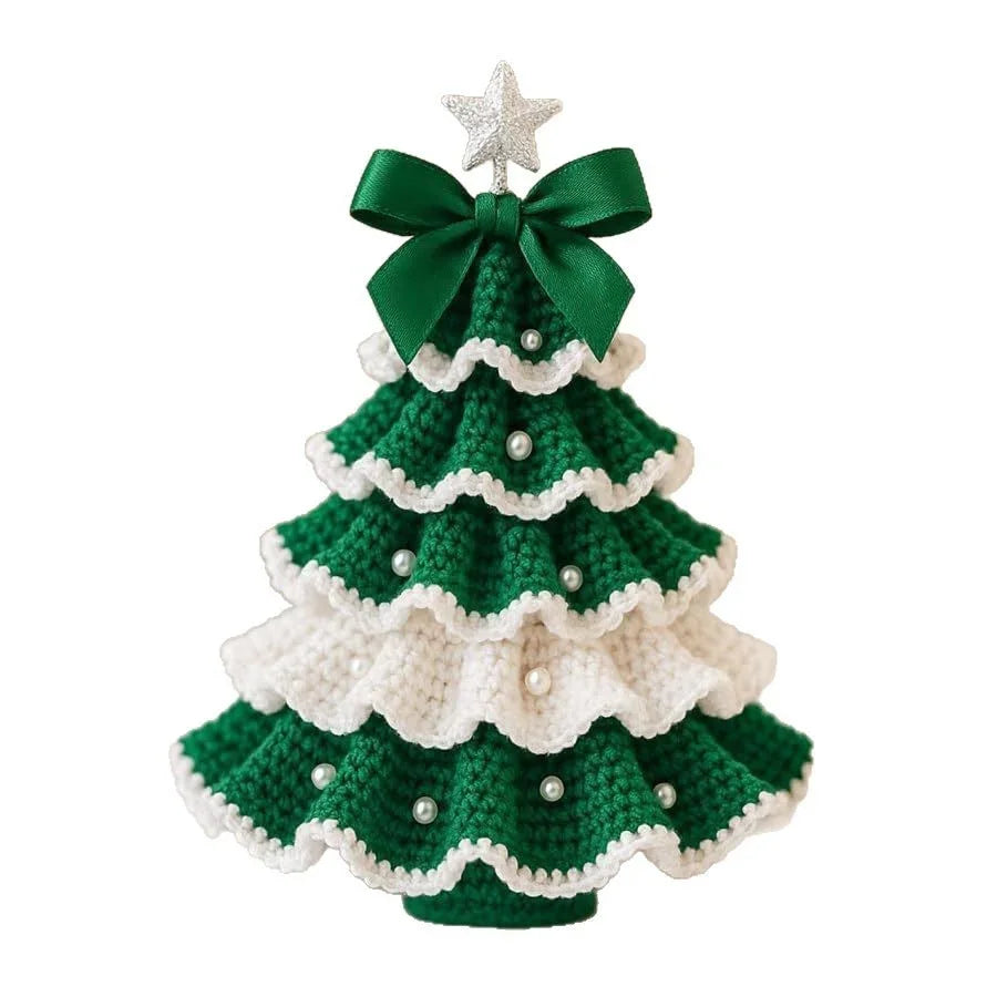 Crochet Christmas Tree Decoration DIY Material Package EX-STOCK Canada